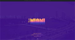 Desktop Screenshot of livemiami.us